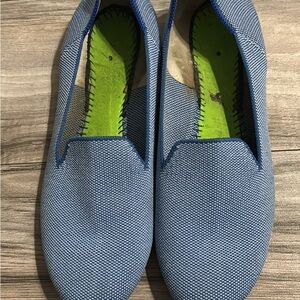 Rothy's Textured Blue Loafers